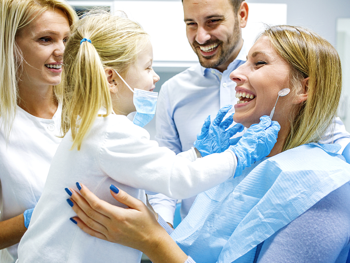 Family dentist at Maple Mews Dental providing care to patients of all generations